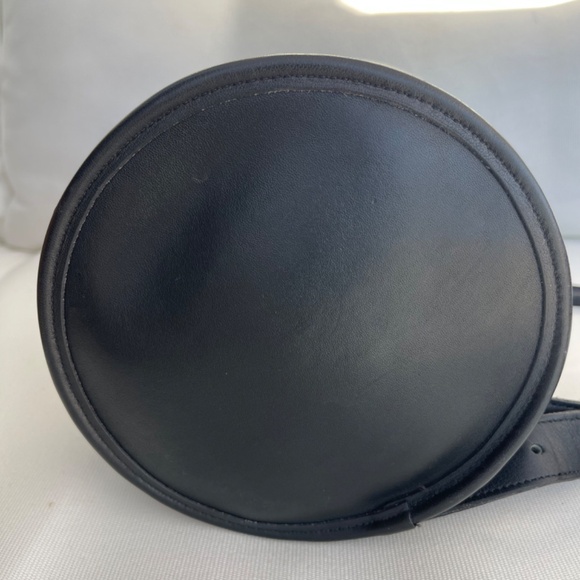 🖤Vintage 90s Authentic Coach Bixby Sling 9984 Black Leather Backpack Drawstring - Picture 5 of 8